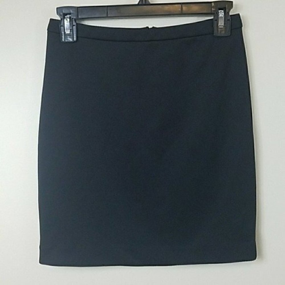 The Limited | Black Skirt with Gold Zipper